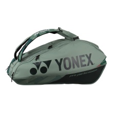 Yonex Racket Bag Pro Racquet (Racket Bag, 3 Main Compartments, Thermal Compartment) 2024 Olive Green 9-Player